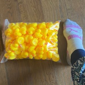 50 baby yellow duckies.